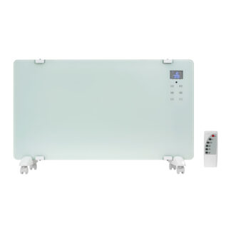 electriQ 2000W Designer Glass Heater Wall Mountable Low Energy